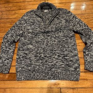 Patrick marked half zip sweater polo jeans